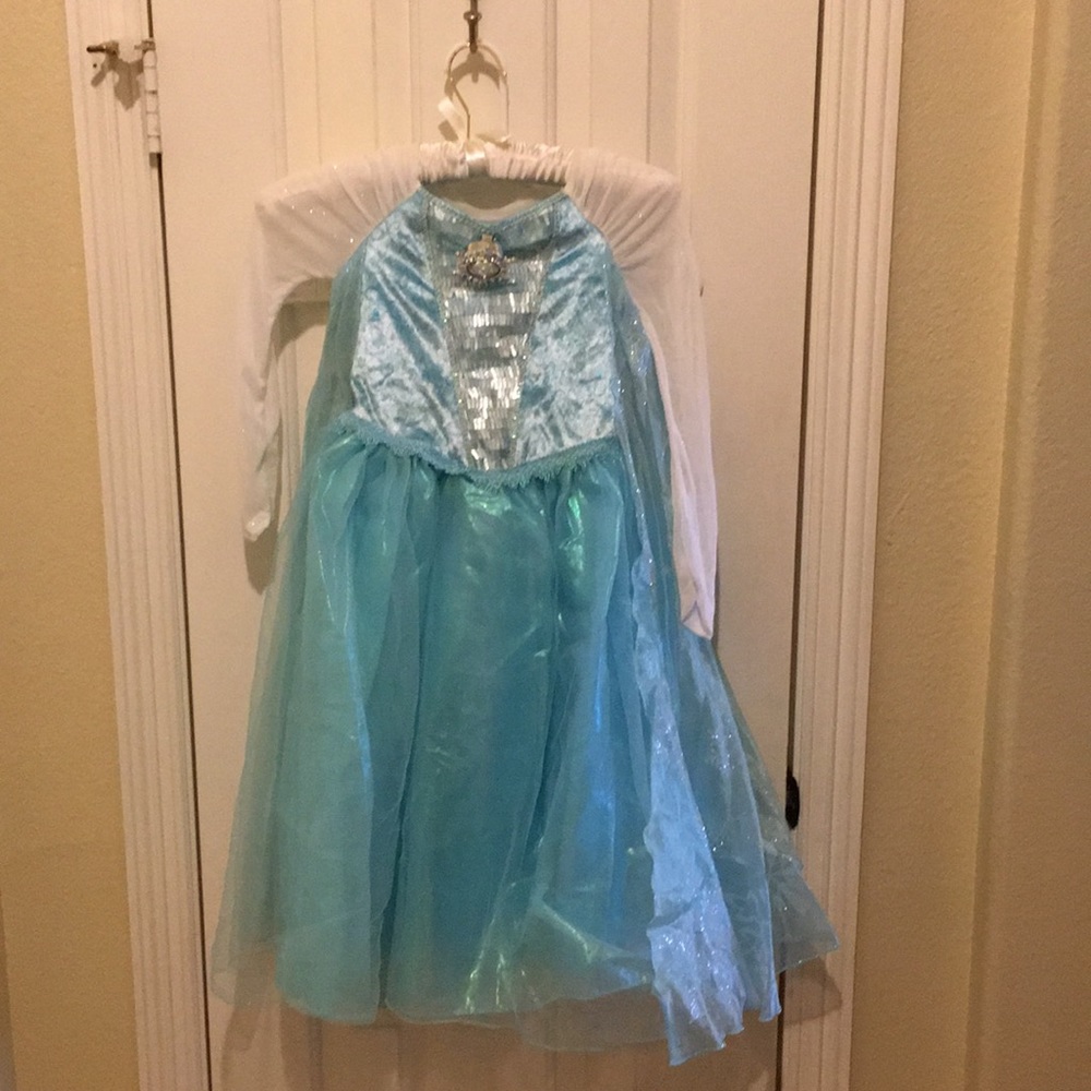 Disney Store Elsa dress with cape